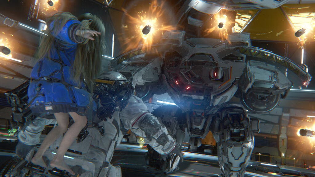 Pragmata Sci-Fi Action Battle 4K Desktop Wallpaper
