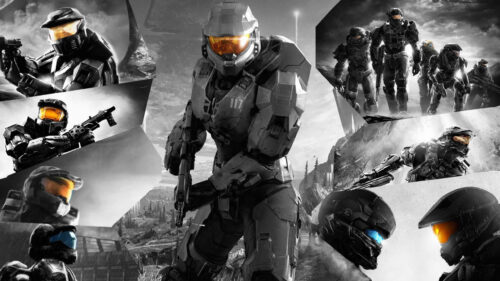 Halo Master Chief Montage 4K Desktop Wallpaper