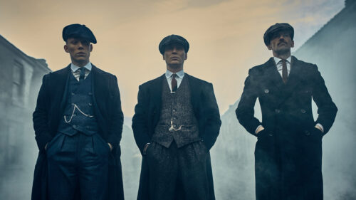 Peaky Blinders Trio Silhouette Desktop Wallpaper