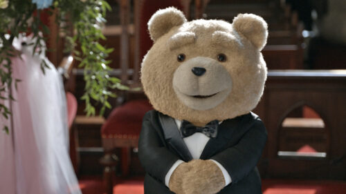 Ted in a Tuxedo from the Movie Ted Desktop Wallpaper