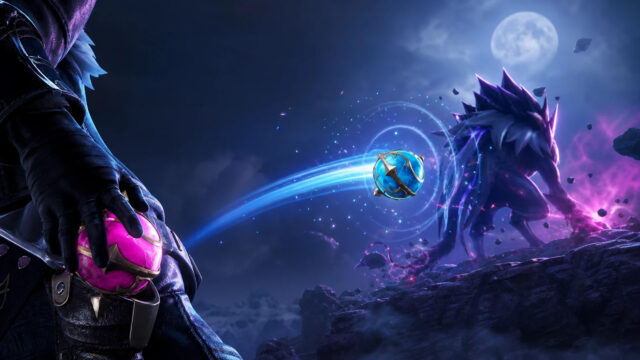Fantasy Creature and Magical Orbs 4K Wallpaper