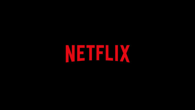 Minimalist Netflix Logo Red on Black 4K Desktop Wallpaper