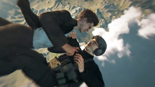 Intense Skydive Action Scene 4K Wallpaper