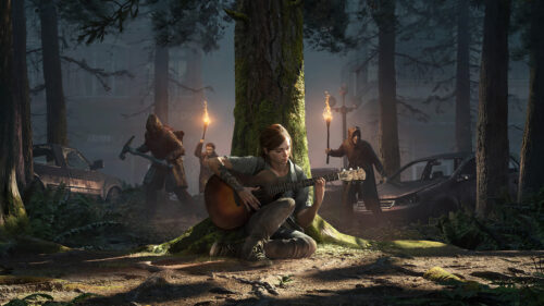 The Last of Us Part II Ellie Guitar 4K Desktop Wallpaper