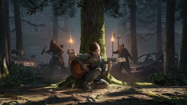 The Last of Us Part II Ellie Guitar 4K Desktop Wallpaper