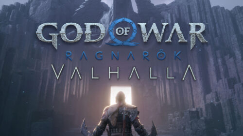 God of War Ragnarok Valhalla Kratos Facing Gateway Desktop Wallpaper