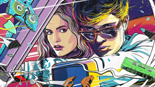 Baby Driver Themed Retro Art 4K Desktop Wallpaper