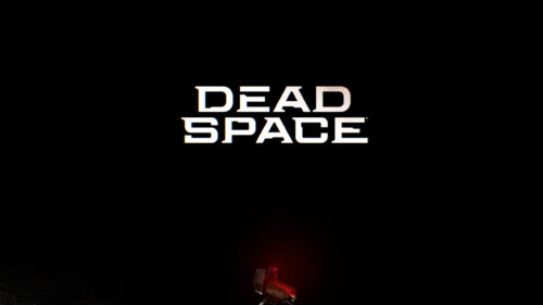 Minimalist Dead Space Game Title Logo Desktop Wallpaper