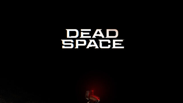Minimalist Dead Space Game Title Logo Desktop Wallpaper