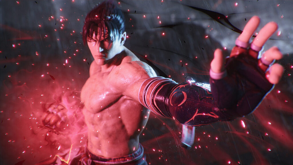Jin Kazama Unleashing Power Tekken 8 Desktop Wallpaper