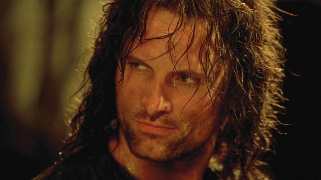 Aragorn Close Up Portrait High Resolution Desktop Wallpaper