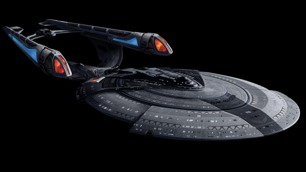 U.S.S. Aventine Vesta-Class Starship 4K Desktop Wallpaper