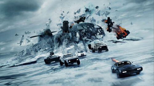 Action Movie Scene on Ice Desktop Wallpaper