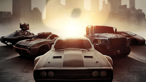 Action Movie Car Lineup 4K Desktop Wallpaper