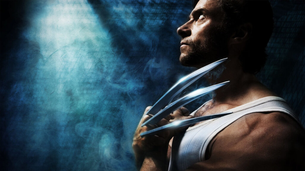 Wolverine Hugh Jackman Claws Minimalist 4K Wallpaper