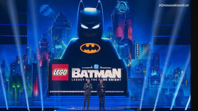 Lego Batman Stage Presentation Desktop Wallpaper