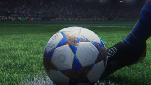 UEFA Champions League Football Close-up 4K Wallpaper