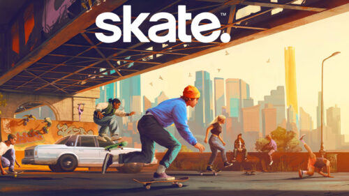 Vibrant Skate 4 Urban Lifestyle Concept Art 4K Desktop Wallpaper