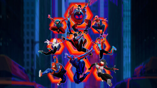 Spider-Man Across the Spider-Verse Multiverse Desktop Wallpaper