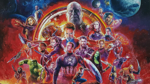 Avengers Endgame Epic Character Collage 4K Desktop Wallpaper