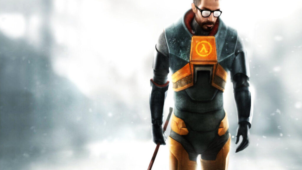 Gordon Freeman in HEV Suit Desktop Wallpaper