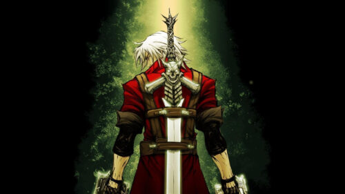 Dante Devil May Cry Anime Style Desktop Wallpaper