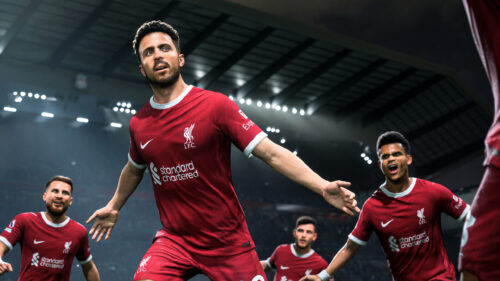 Liverpool Football Club Players Celebration Desktop Wallpaper