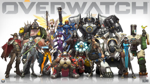 Overwatch Heroes Team Action Desktop Wallpaper