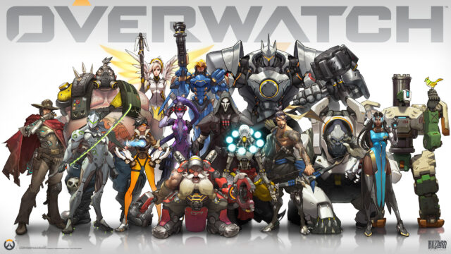 Overwatch Heroes Team Action Desktop Wallpaper