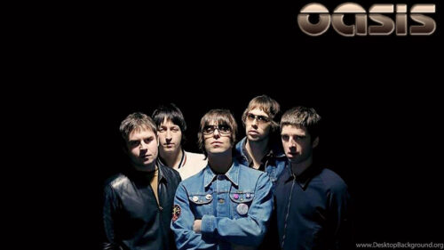 Oasis Band Members Portrait 4K Desktop Wallpaper