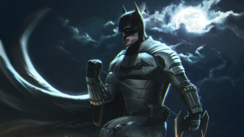 The Batman Cinematic Art Desktop Wallpaper