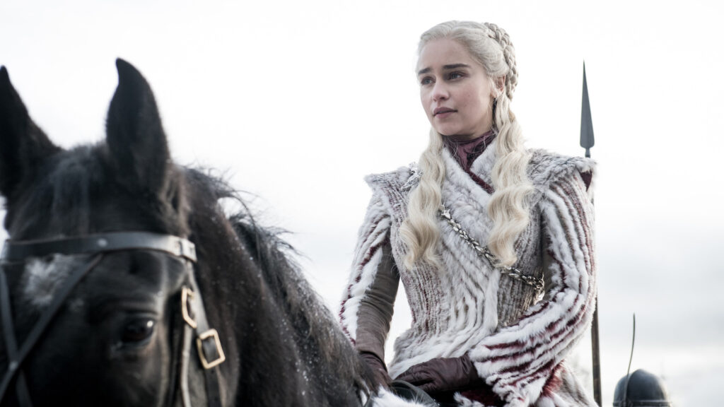Daenerys Targaryen on Horseback High Resolution Desktop Wallpaper