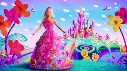 Barbie Princess in Magic Garden 4K Wallpaper