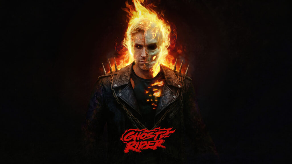 Ghost Rider Burning Transformation PC Wallpaper