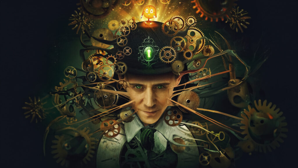 Loki Steampunk Mechanical Headgear Desktop Wallpaper