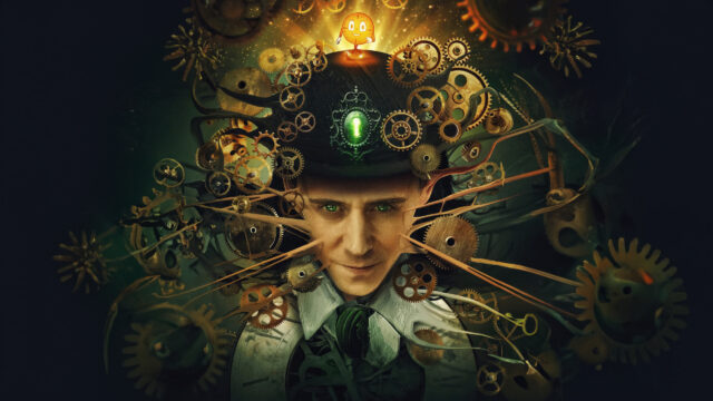 Loki Steampunk Mechanical Headgear Desktop Wallpaper
