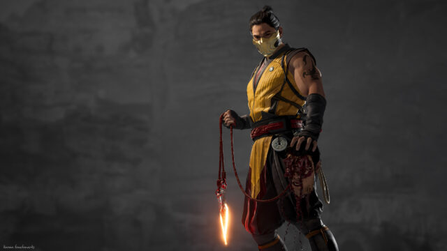 Scorpion Mortal Kombat Warrior Desktop Wallpaper