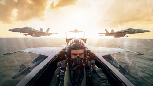Tom Cruise Pilot in F-18 Cockpit 4K Wallpaper