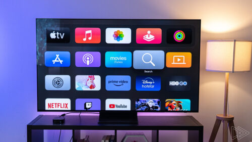 Smart TV Apple TV Interface Desktop Wallpaper