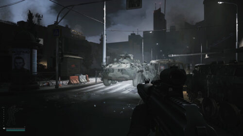 Military Ambush in Dark City Streets 4K Wallpaper
