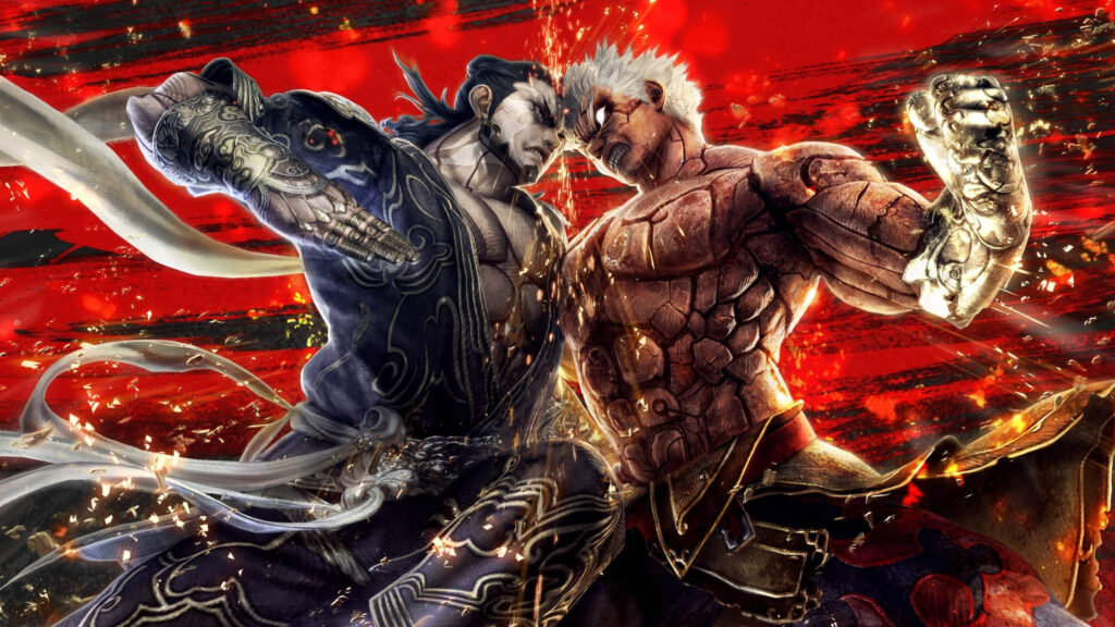 Asura and Yasha Confrontation 4K Desktop Wallpaper