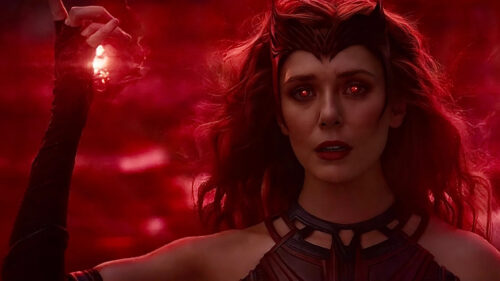Elizabeth Olsen as Scarlet Witch 4K Desktop Wallpaper