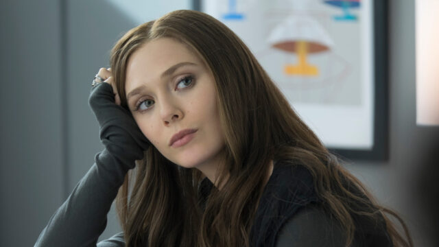 Portrait of Elizabeth Olsen as Wanda Maximoff Desktop Wallpaper