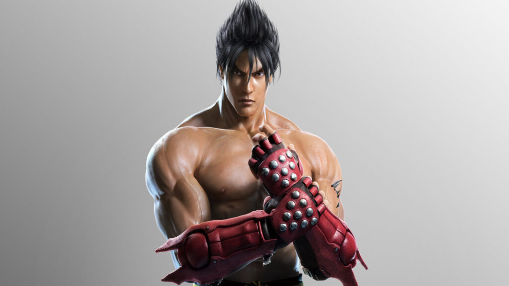 Jin Kazama Fighting Pose 4K Desktop Wallpaper