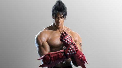 Jin Kazama Fighting Pose 4K Desktop Wallpaper