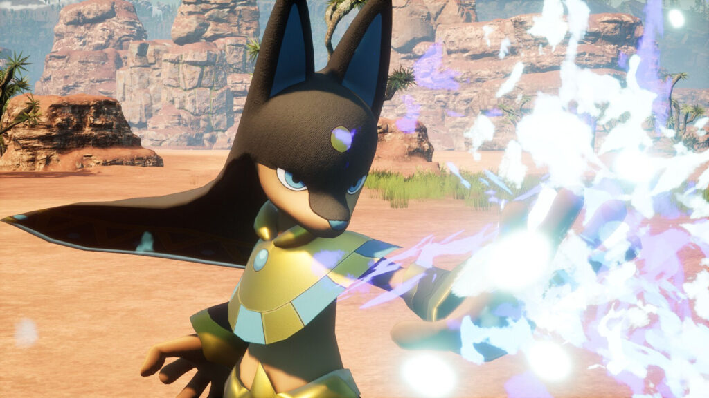 Anubis Palworld Character Action 4K Desktop Wallpaper