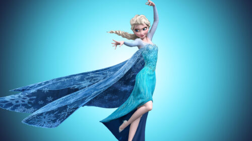 Elsa from Frozen 3D Character Art 8K Desktop Wallpaper