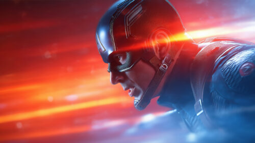 Captain America Profile Side View 4K Desktop Wallpaper