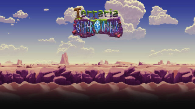 Terraria Otherworld Desert Scenery Desktop Wallpaper