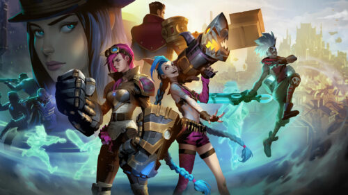 Arcane Characters Team Poster Desktop Wallpaper